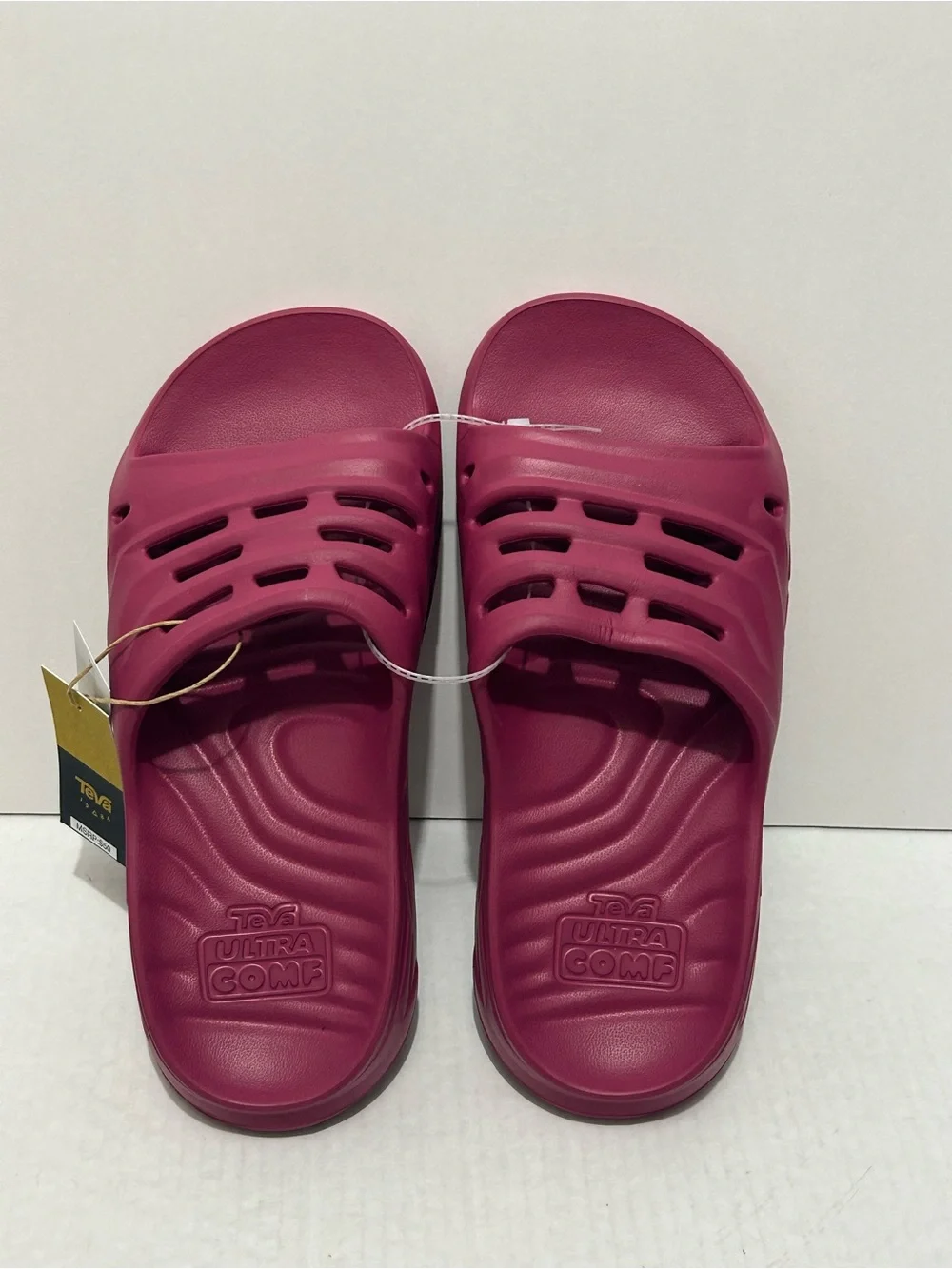 Teva ApreTrail Slides Blooming Dahlia Pink Foam Size Women's 10/Men's 8